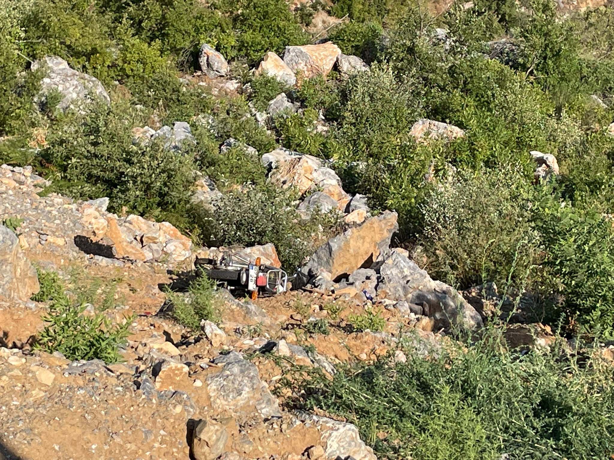 Alanya'da motosiklet uçuruma yuvarlandı: 1 ölü 1 yaralı