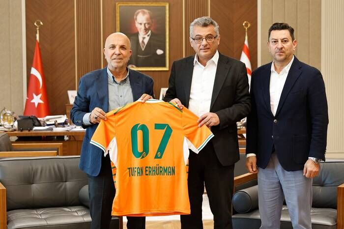 Alanyaspor’dan KKTC Cumhurbaşkanı’na ziyaret
